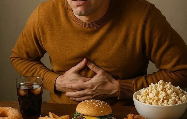 stomach rejects food when stressed