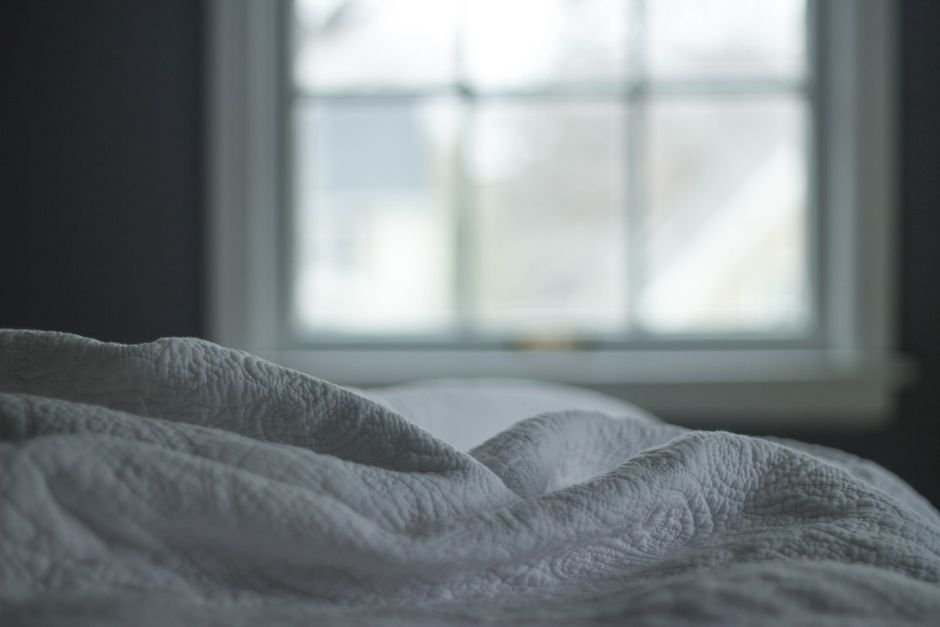 Calm, tidy bedroom set up for restful sleep