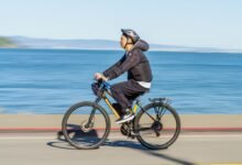 Person riding a bicycle, one of the forgotten skills the body keeps for years