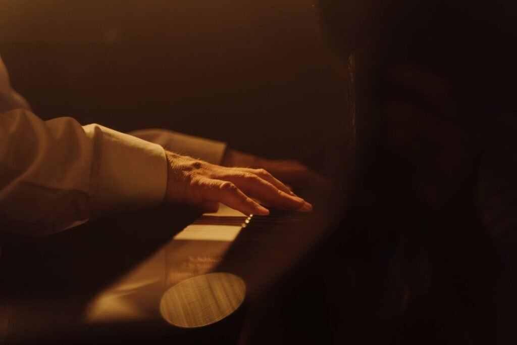 Hands on a piano, one of many forgotten skills that muscle memory can bring back