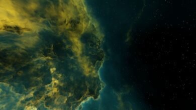Colorful nebula in space, showing why do stars explode and spread new material