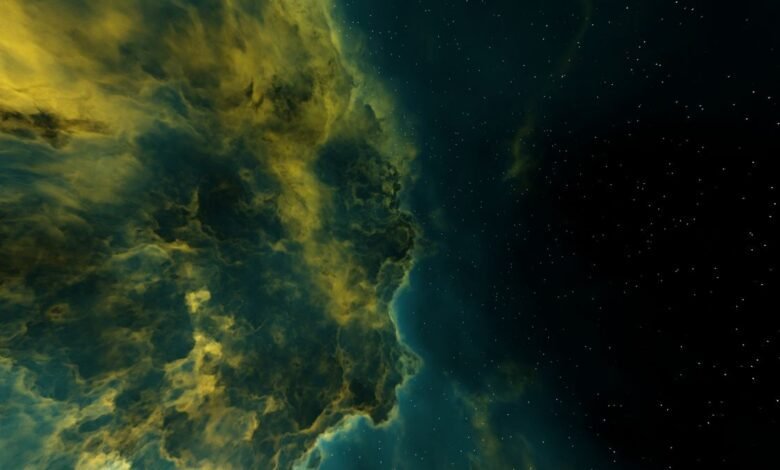 Colorful nebula in space, showing why do stars explode and spread new material